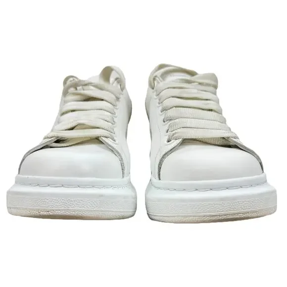 Alexander Mcqueen Larry Oversized Python Sneakers Leather White Size 39